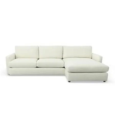 2 Piece-3 Seat Chaise Sectional